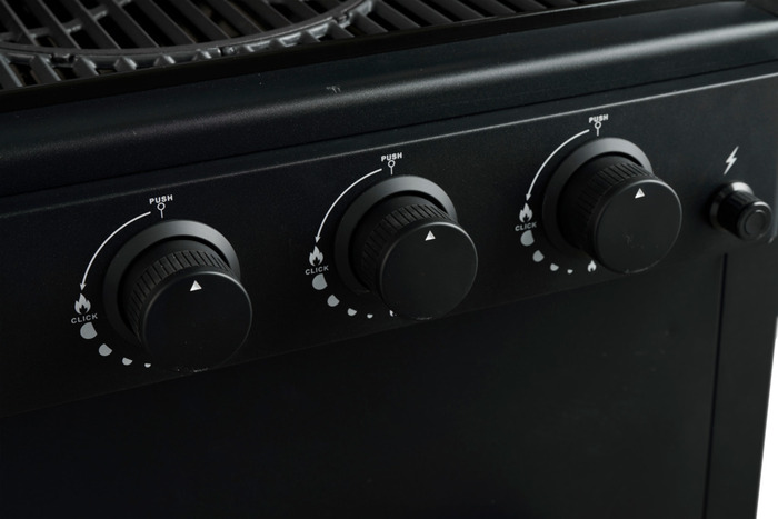 Gasolgrill 4 brännare + 1 bakre brännare 16,9 kW Grillexpert